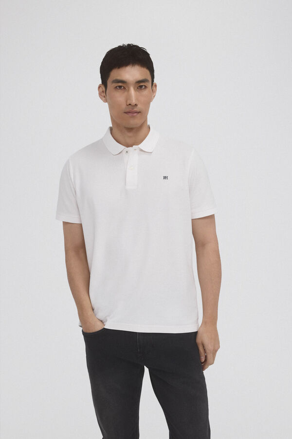 Pedro del Hierro Polo b&aacute;sico piqu&eacute; Crudo