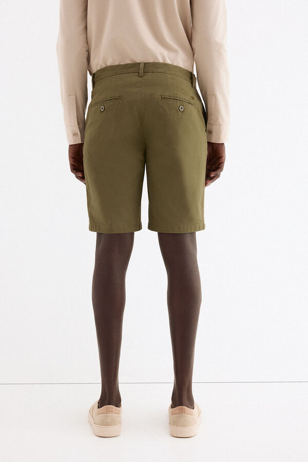 Pedro del Hierro Bermuda chino regular Verde