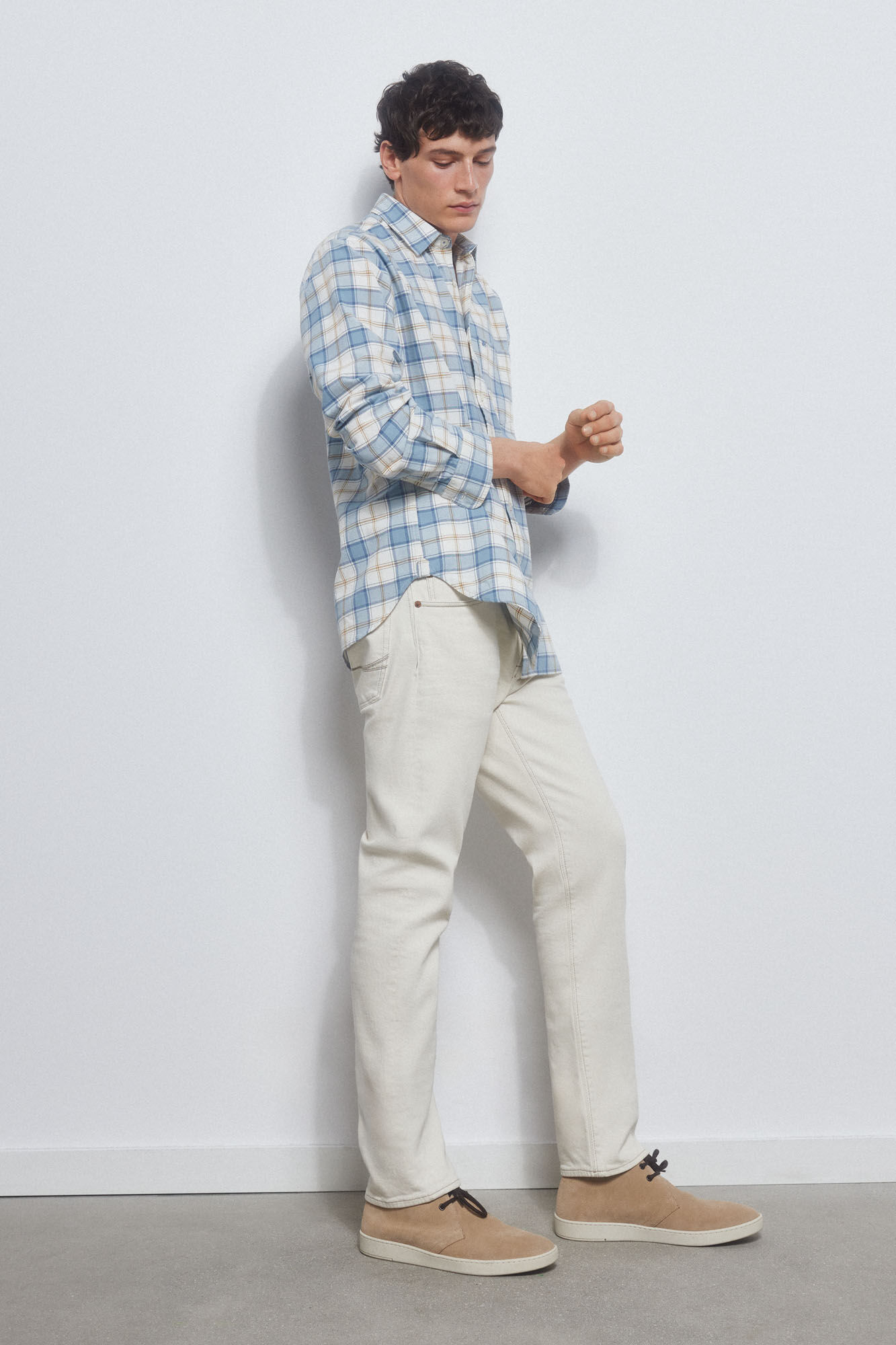 Pedro del Hierro Camisa oxford cuadros