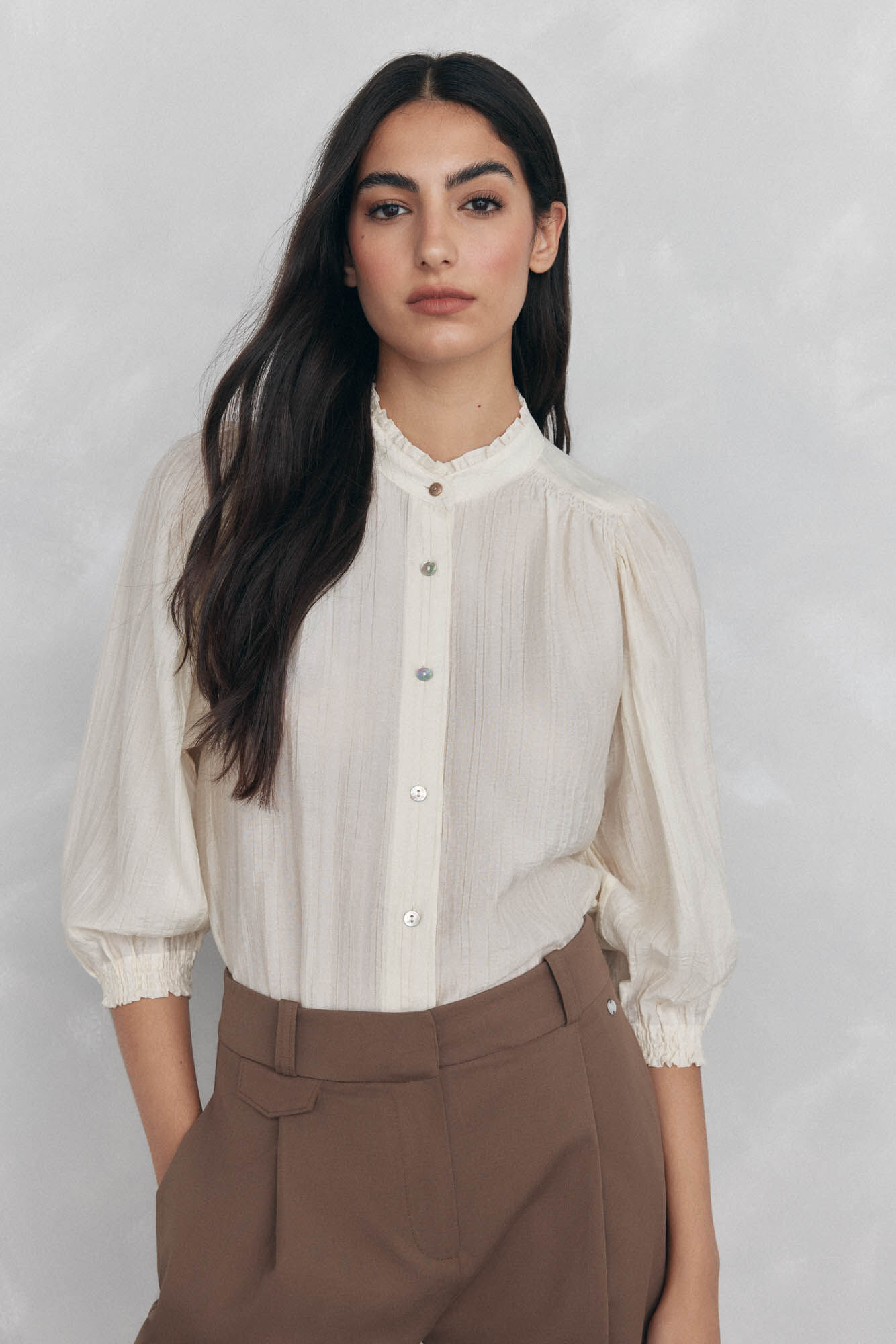 Pedro del Hierro Blusa amplia lisa