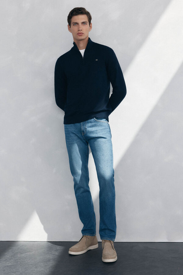 Pedro del Hierro Pantalón vaquero slim fit Azul