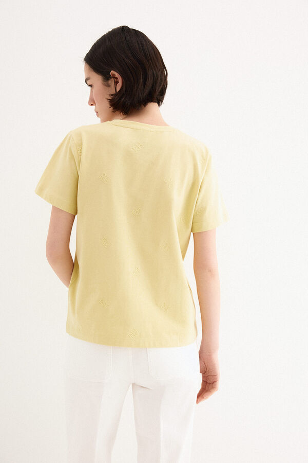 Pedro del Hierro Camiseta multilogo pdh Amarillo