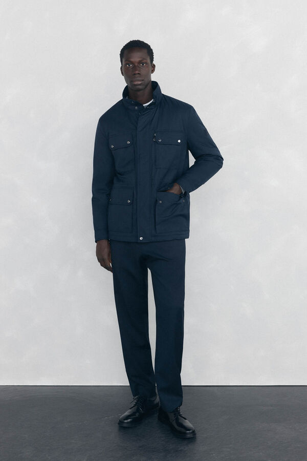 Pedro del Hierro Chaqueta 4 bolsillos Azul