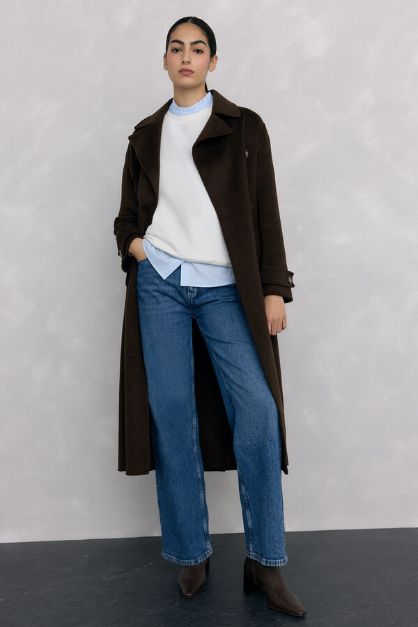 Pedro del Hierro Sudadera bordados flores Blanco