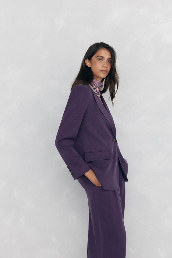 Pedro del Hierro Blazer regular fit morada Morado