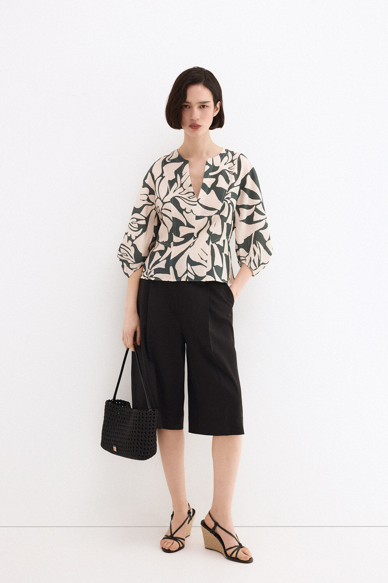 Pedro del Hierro Blusa estampada