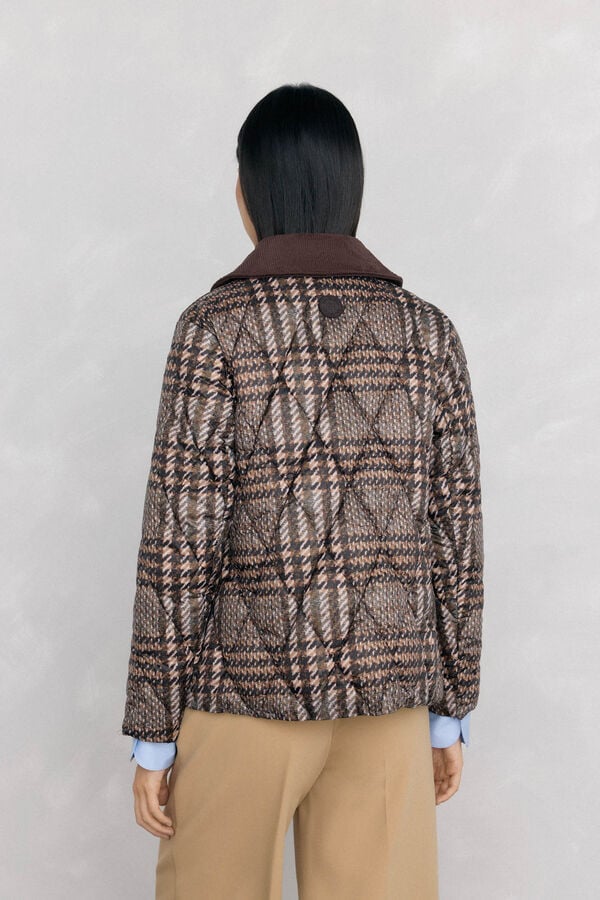 Pedro del Hierro Ultralight corto estampado Marr&oacute;n