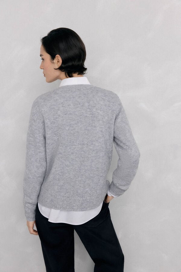 Pedro del Hierro C&aacute;rdigan de punto Gris