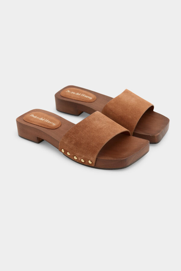 Pedro del Hierro Zueco madera Beige