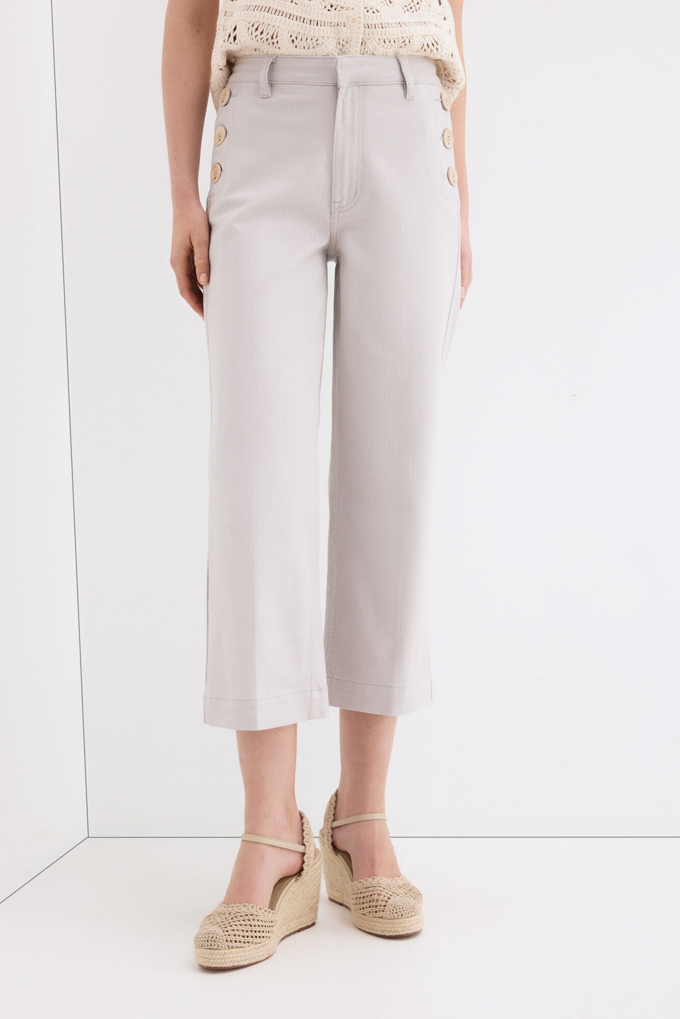 Pedro del Hierro Jeans perna larga capri