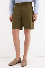 Pedro del Hierro Bermuda estruturada Verde