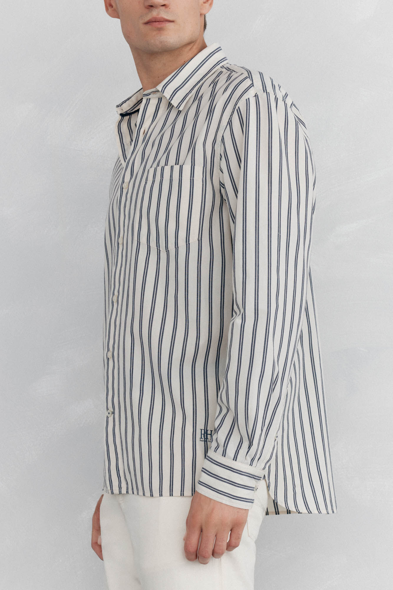 Pedro del Hierro Camisa riscas  