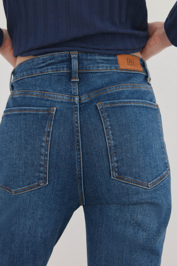 Pedro del Hierro Cal&ccedil;a jeans cropped Azul