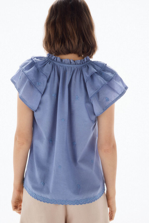 TFP by Tamara Falcó Blusa bordada Azul