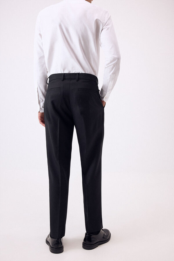 Pedro del Hierro Pantal&oacute;n pinzas going out Negro