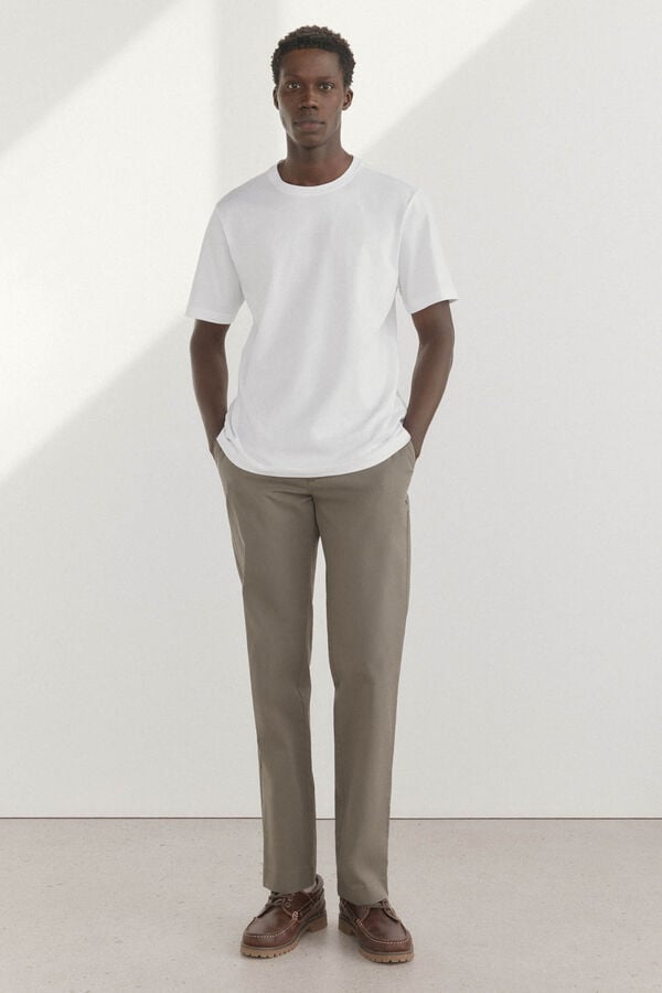 Pedro del Hierro Camiseta fantasia com logo grande Branco