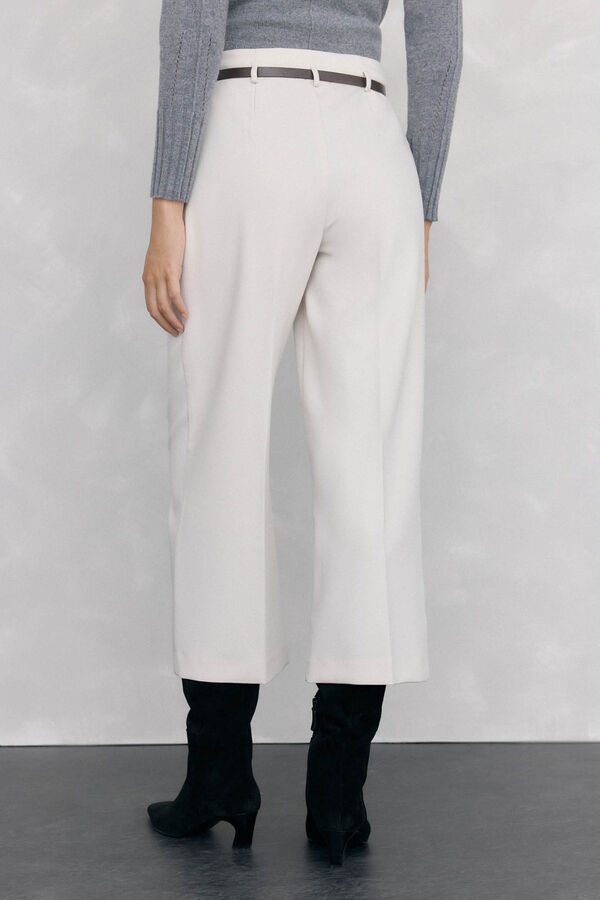 Pedro del Hierro culotte culotte com cinto Beige