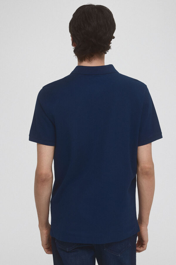 Pedro del Hierro Polo b&aacute;sico  Azul