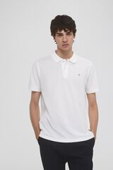 Pedro del Hierro Polo b&aacute;sico  Branco