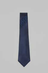 Pedro del Hierro gravata seda natural Azul
