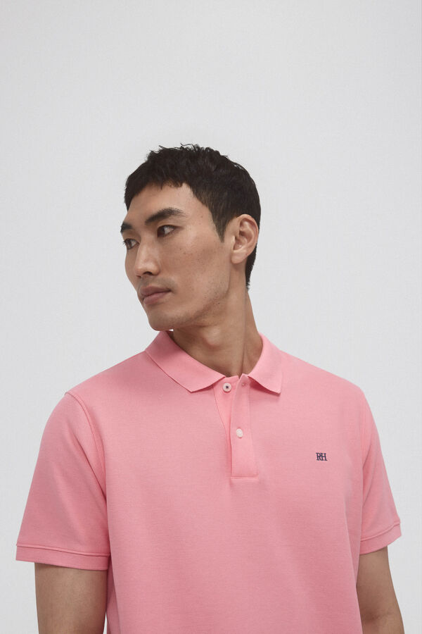 Pedro del Hierro Polo b&aacute;sico piqu&eacute; Rosa