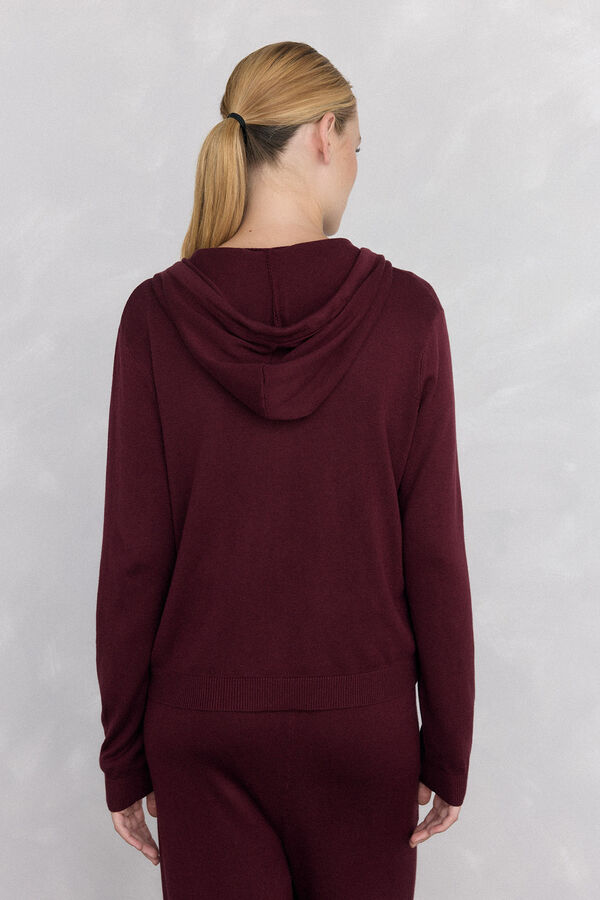 Pedro del Hierro capuz com malha para atividades f&iacute;sicas Bordeaux