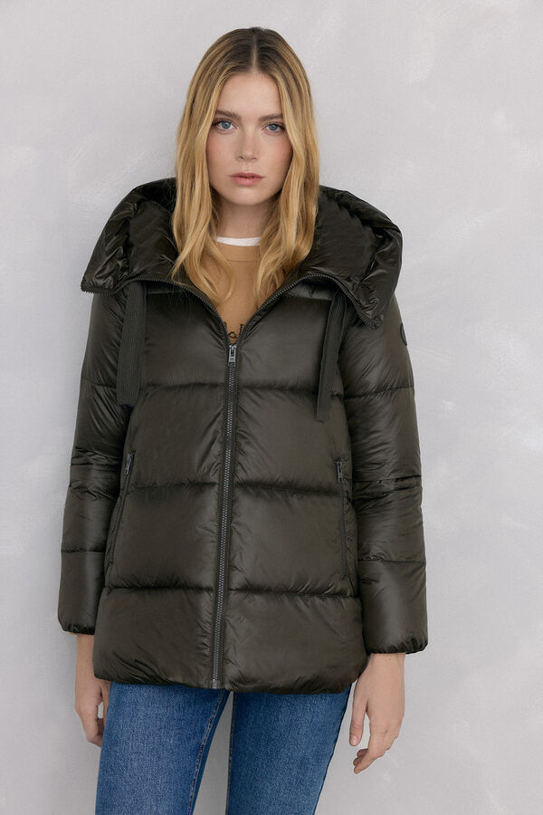 Pedro del Hierro Parka corta capucha Verde