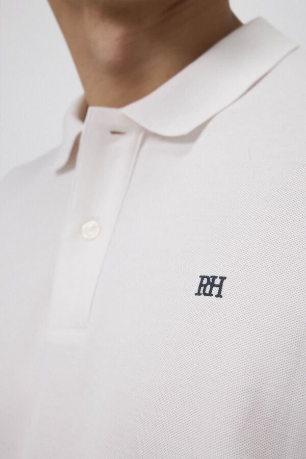 Pedro del Hierro Polo b&aacute;sico piqu&eacute; Crudo