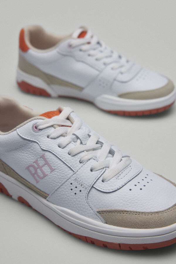 Pedro del Hierro Sapatilha urban logo Ecru