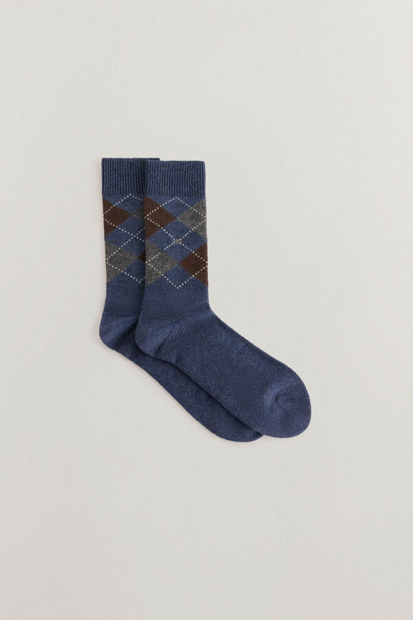 Pedro del Hierro Calcet&iacute;n rombos Azul