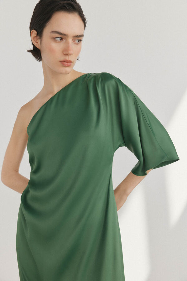 Pedro del Hierro Blusa assim&eacute;trica Verde