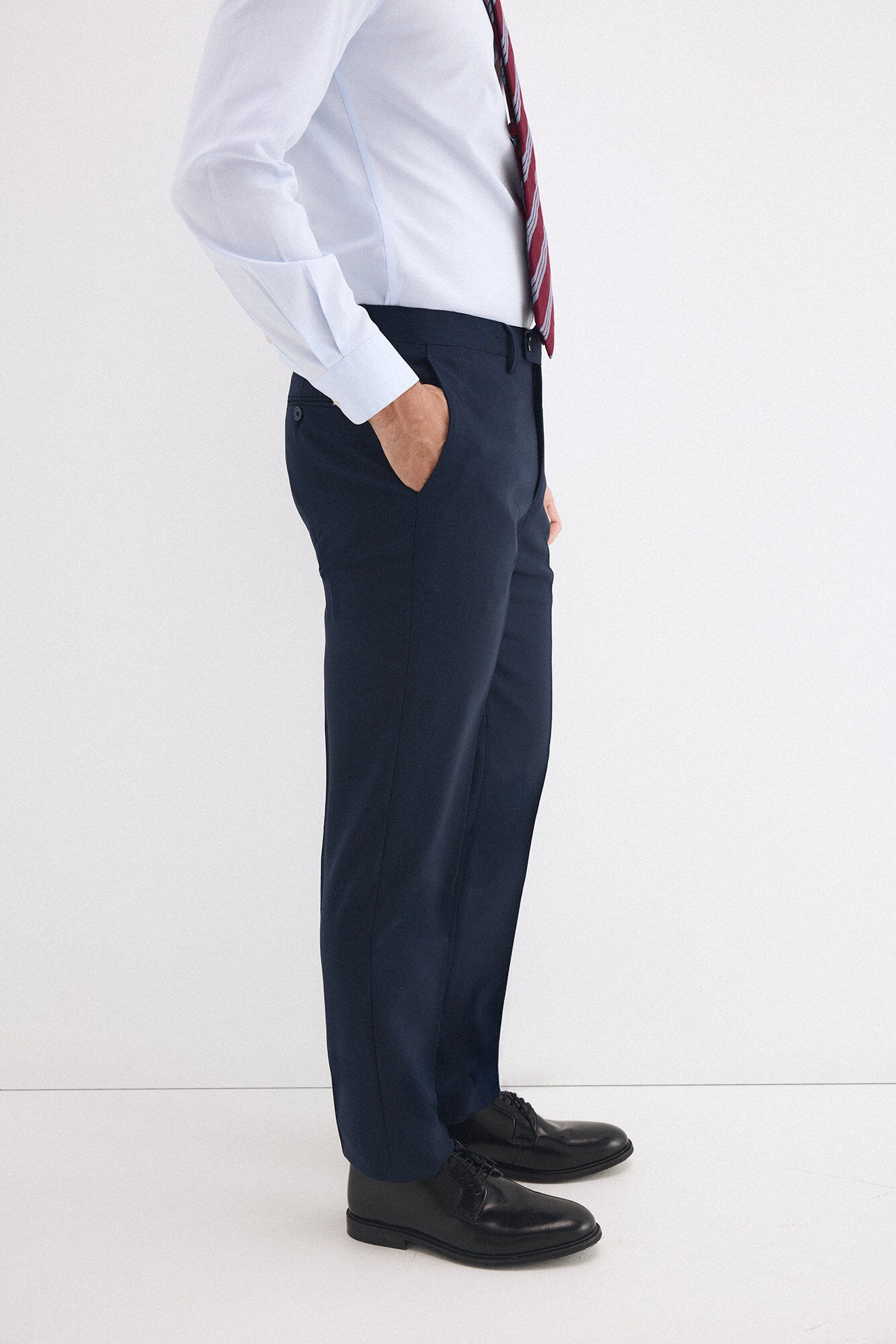 Pedro del Hierro Cal&ccedil;as slim bi-stretch em canvas
