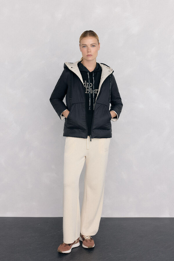 Pedro del Hierro Parka revers&iacute;vel capuz Preto