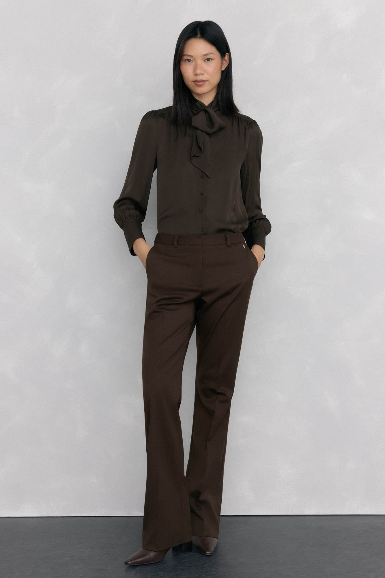 Pedro del Hierro Blusa gasa lazada