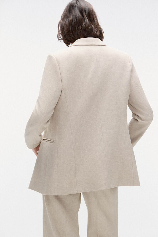 TFP by Tamara Falc&oacute; Chaqueta traje Crudo