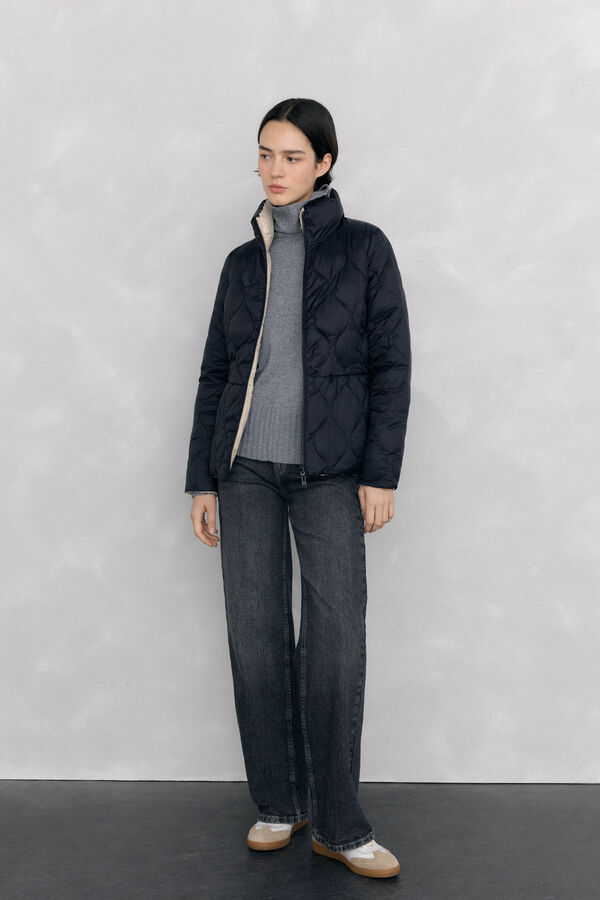 Pedro del Hierro Ultralight curto revers&iacute;vel Preto