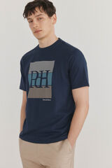Pedro del Hierro Camiseta logo Azul