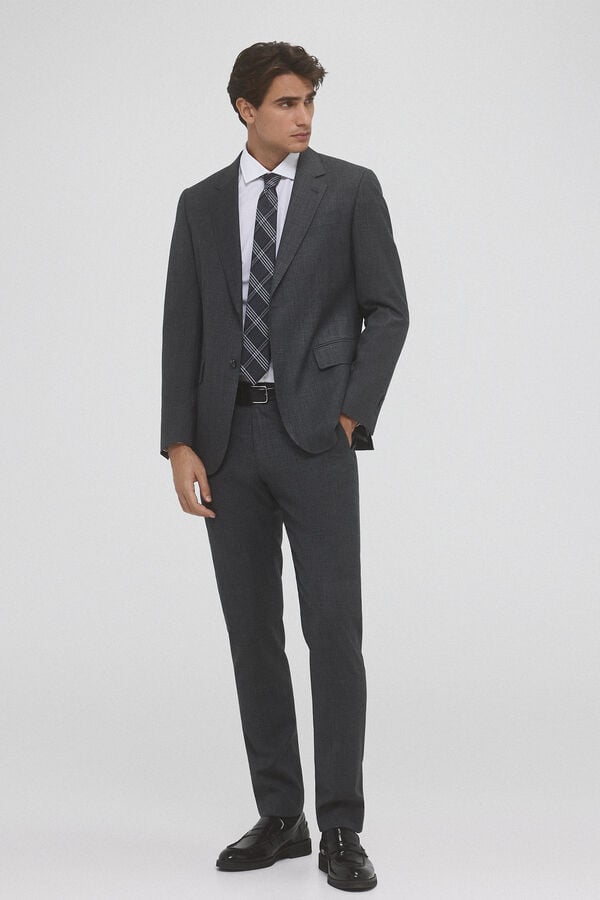 Pedro del Hierro Blazer slim bi-stretch Cizento