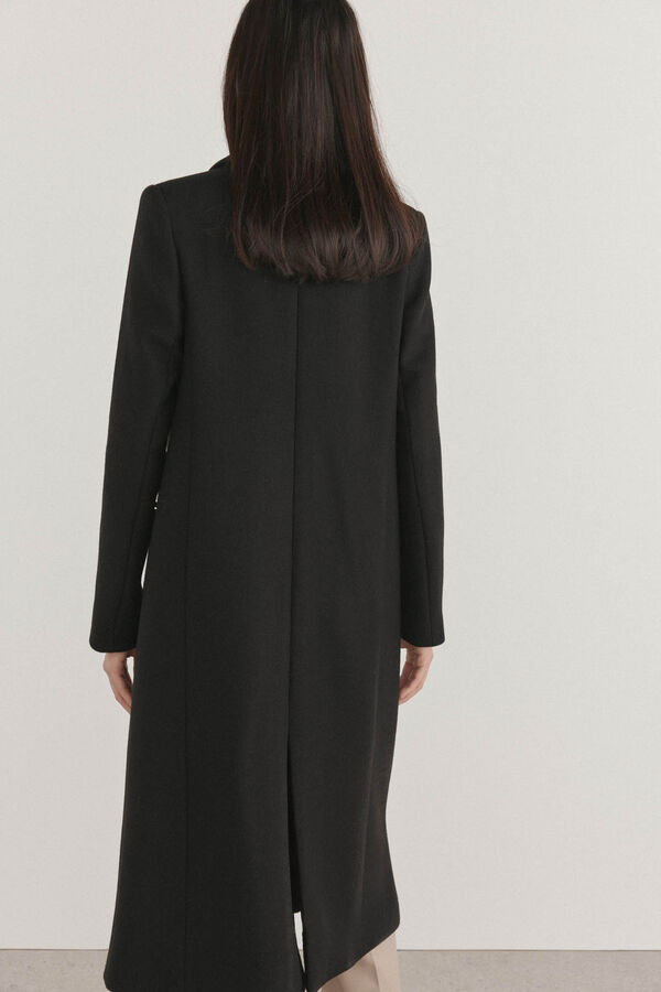 Pedro del Hierro Abrigo largo sastre Negro