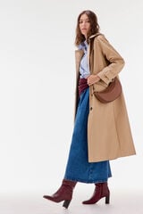 TFP by Tamara Falc&oacute; Parka comprida capuz Beige