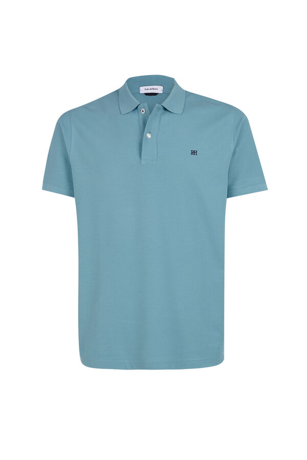 Pedro del Hierro Polo b&aacute;sico piqu&eacute; Turquesa