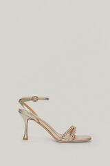 Pedro del Hierro Sandalia piel tac&oacute;n Amarillo