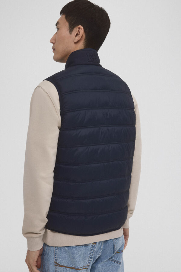 Pedro del Hierro Colete ultraleve imperme&aacute;vel Azul