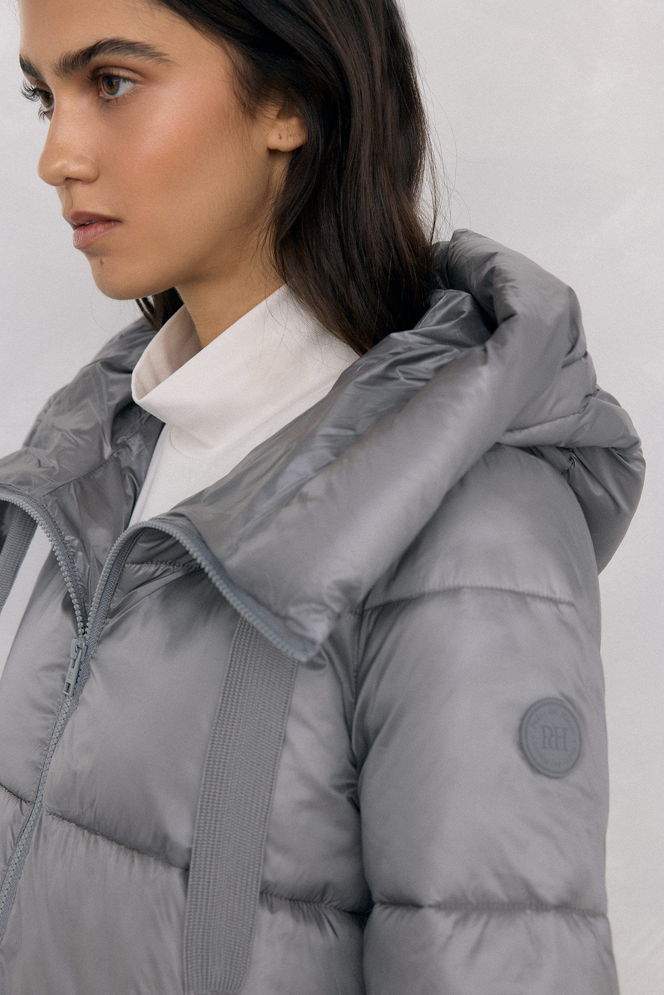 Pedro del Hierro Parka curta capuz