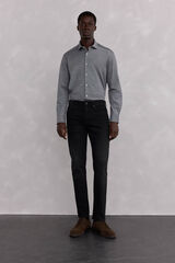 Pedro del Hierro Camisa de malha malha Cizento