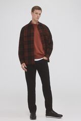 Pedro del Hierro Sobrecamisa cuadros Naranja