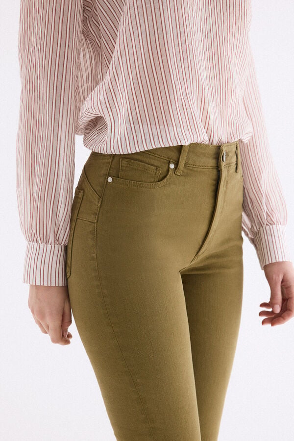 Pedro del Hierro Jeans push-up skinny Verde