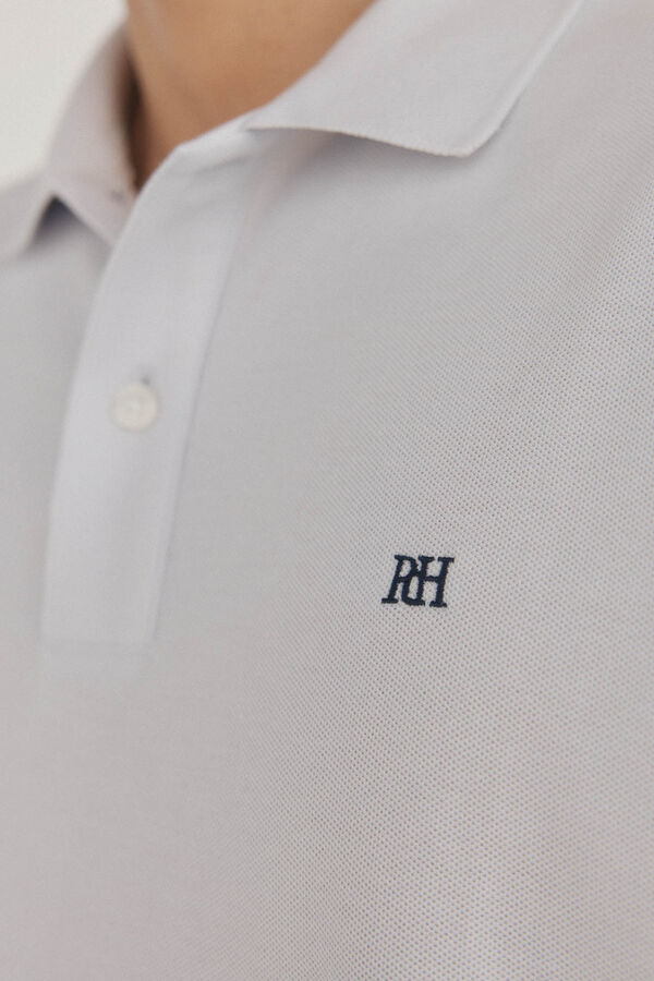 Pedro del Hierro Polo b&aacute;sico piqu&eacute; Cizento