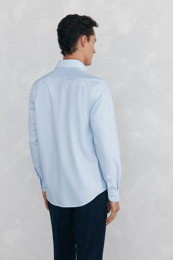 Pedro del Hierro Camisa non iron + antimanchas Branco