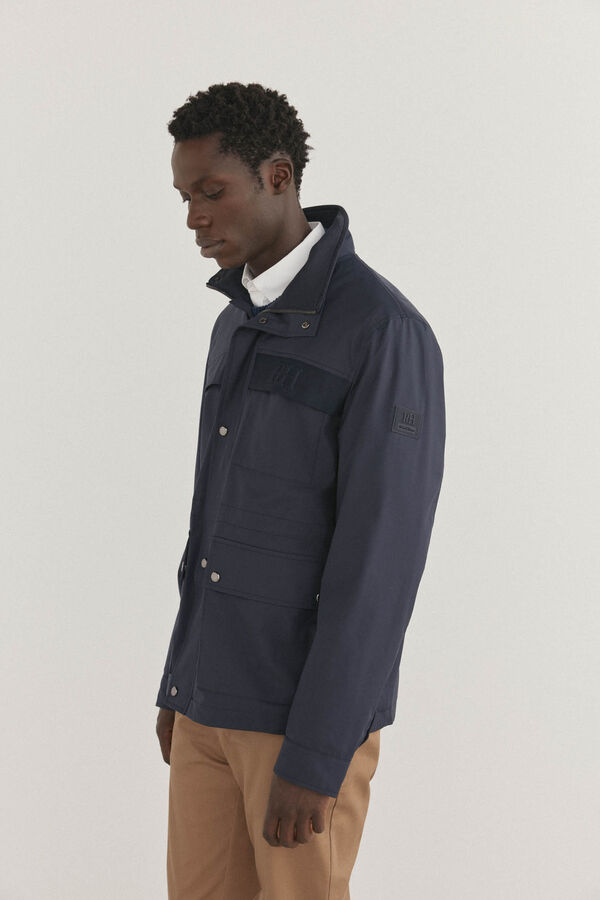 Pedro del Hierro Chaqueta cuatro bolsillos Azul